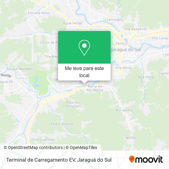 Terminal de Carregamento EV mapa