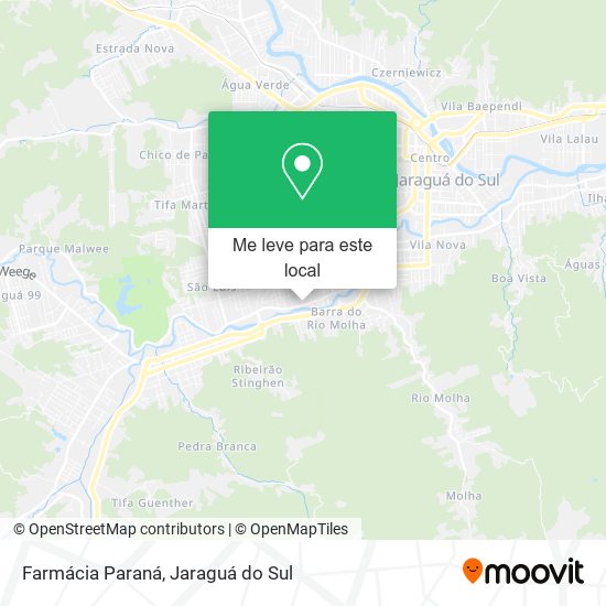 Farmácia Paraná mapa