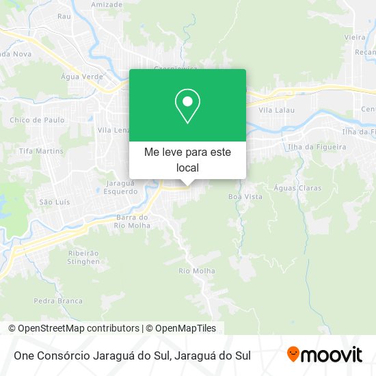 One Consórcio Jaraguá do Sul mapa