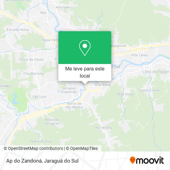 Ap do Zandoná mapa