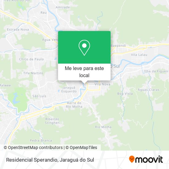 Residencial Sperandio mapa