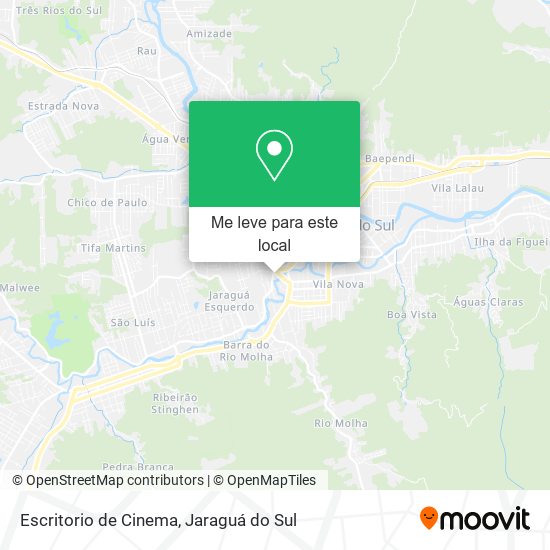 Escritorio de Cinema mapa