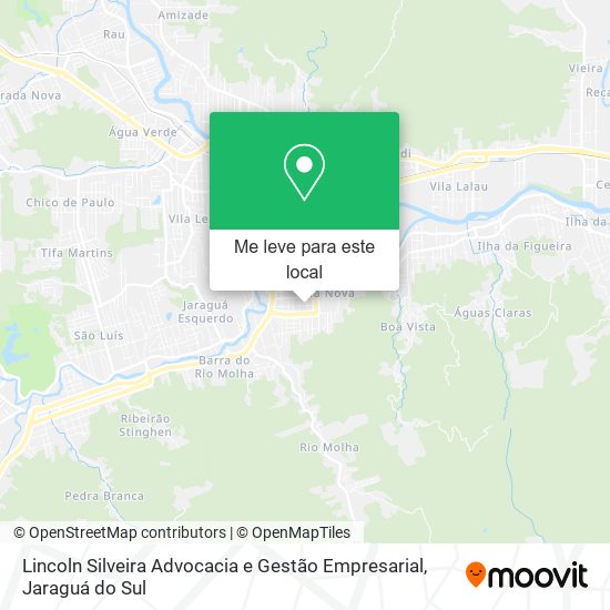 Lincoln Silveira Advocacia e Gestão Empresarial mapa