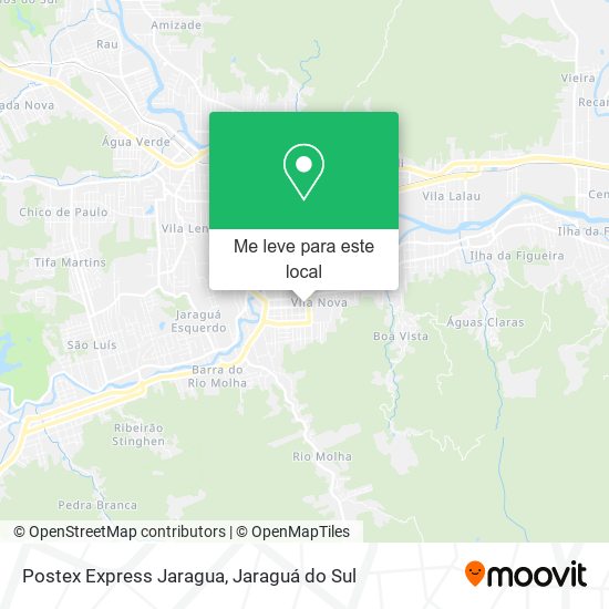 Postex Express Jaragua mapa