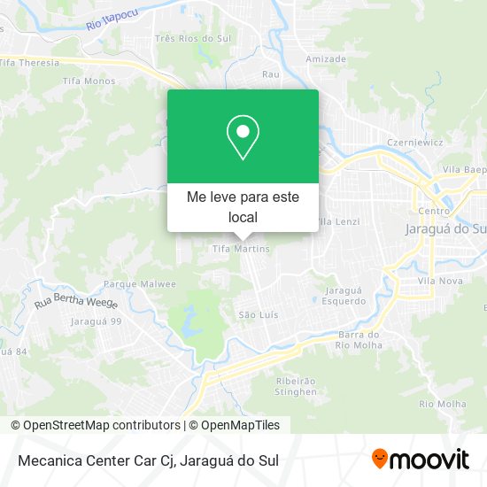 Mecanica Center Car Cj mapa