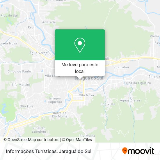 Informações Turísticas mapa