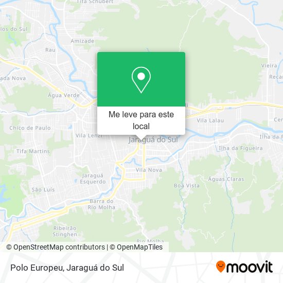 Polo Europeu mapa