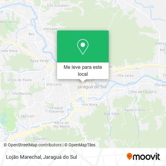 Lojão Marechal mapa