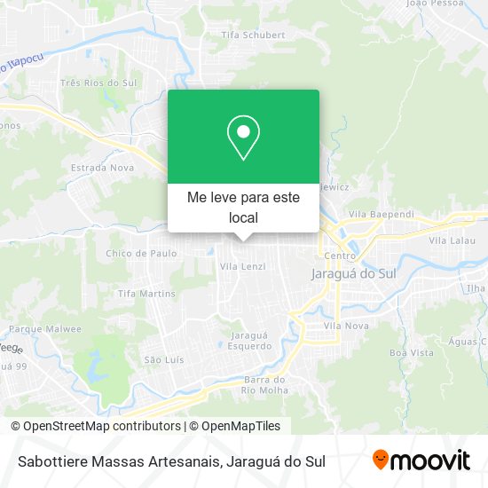 Sabottiere Massas Artesanais mapa