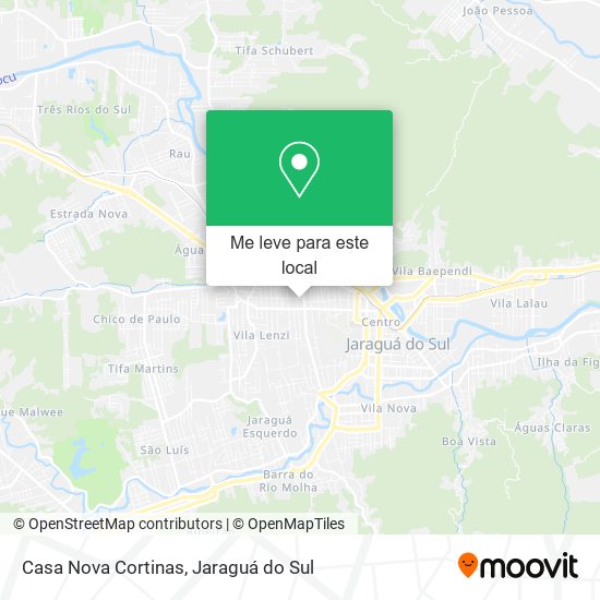 Casa Nova Cortinas mapa