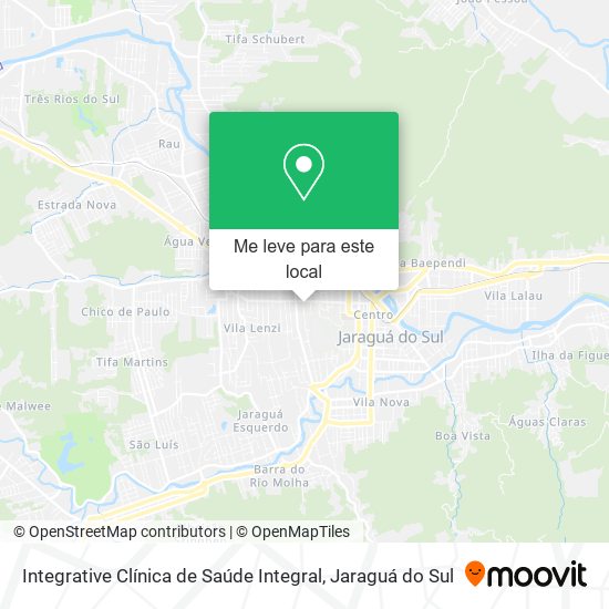 Integrative Clínica de Saúde Integral mapa