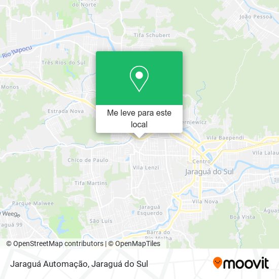 Jaraguá Automação mapa