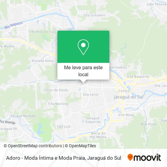 Adoro - Moda Íntima e Moda Praia mapa