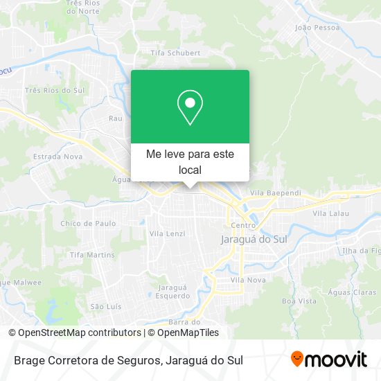 Brage Corretora de Seguros mapa