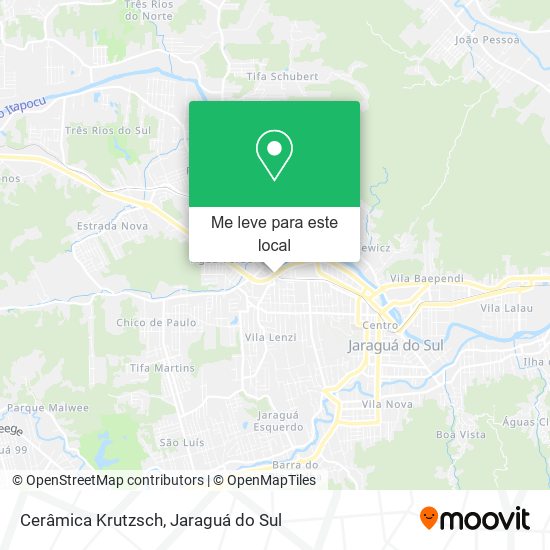 Cerâmica Krutzsch mapa