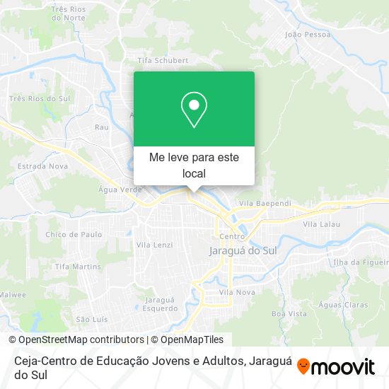 Ceja-Centro de Educação Jovens e Adultos mapa