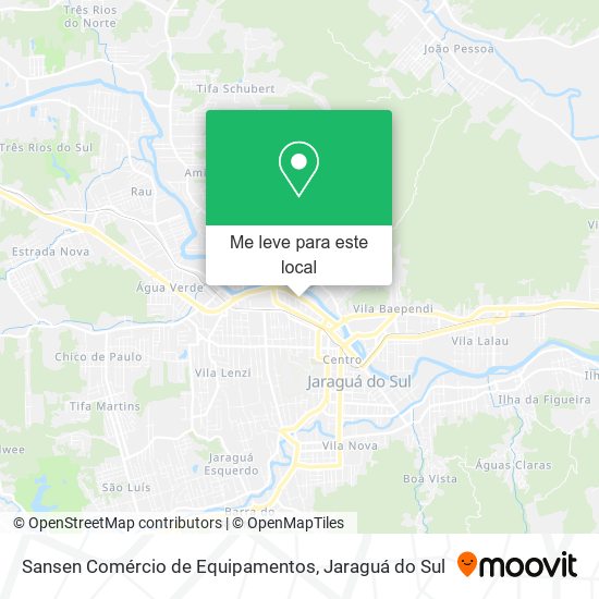 Sansen Comércio de Equipamentos mapa
