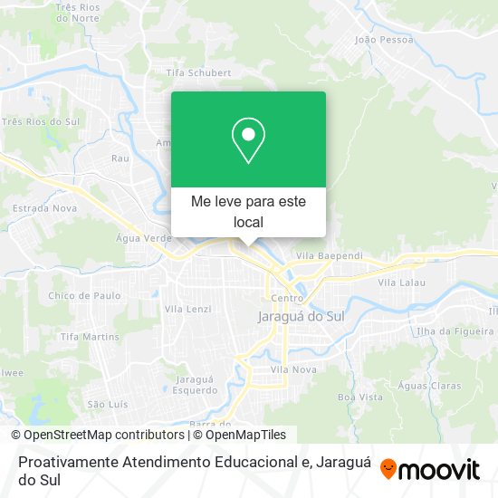 Proativamente Atendimento Educacional e mapa