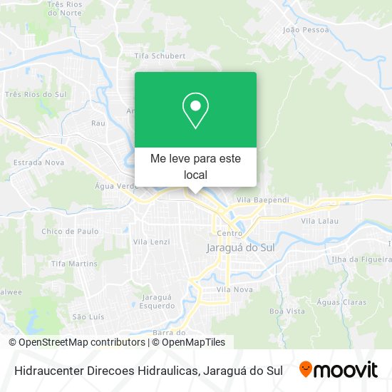 Hidraucenter Direcoes Hidraulicas mapa