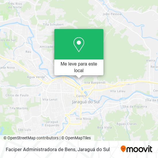 Faciper Administradora de Bens mapa