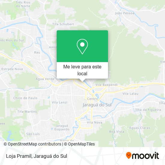 Loja Pramil mapa