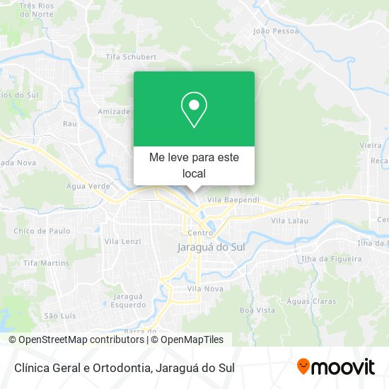 Clínica Geral e Ortodontia mapa