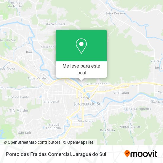 Ponto das Fraldas Comercial mapa