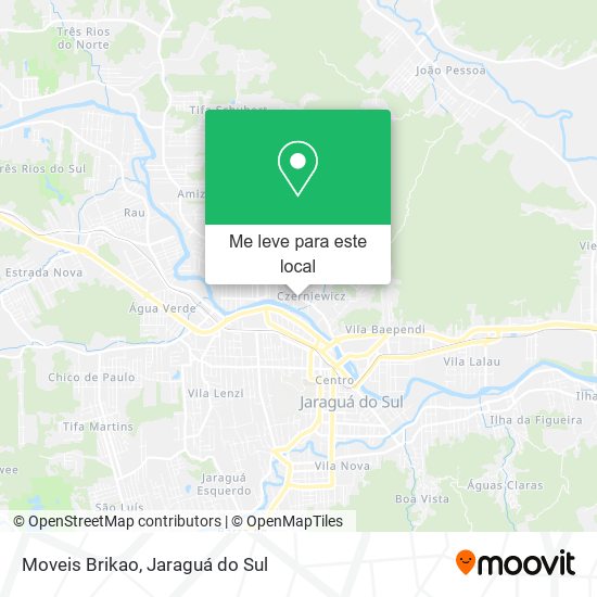 Moveis Brikao mapa