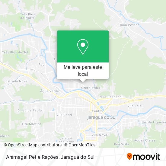 Animagal Pet e Rações mapa