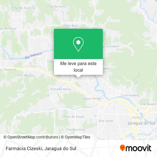 Farmácia Cizeski mapa