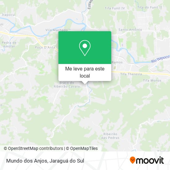 Mundo dos Anjos mapa