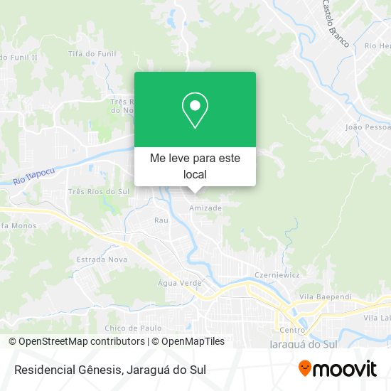 Residencial Gênesis mapa