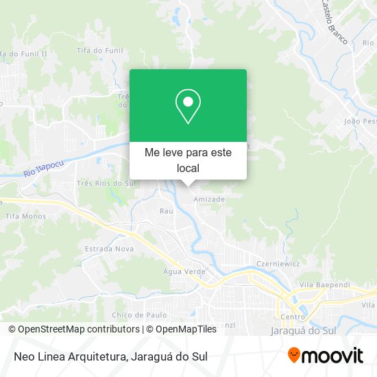Neo Linea Arquitetura mapa