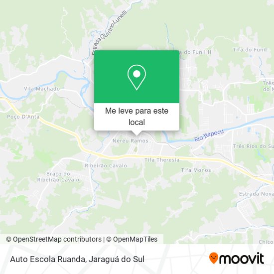 Auto Escola Ruanda mapa