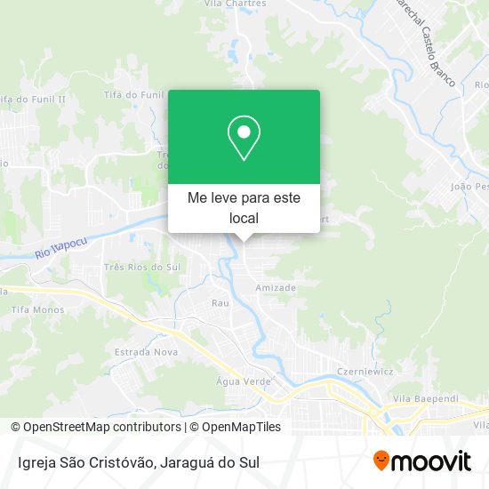 Igreja São Cristóvão mapa