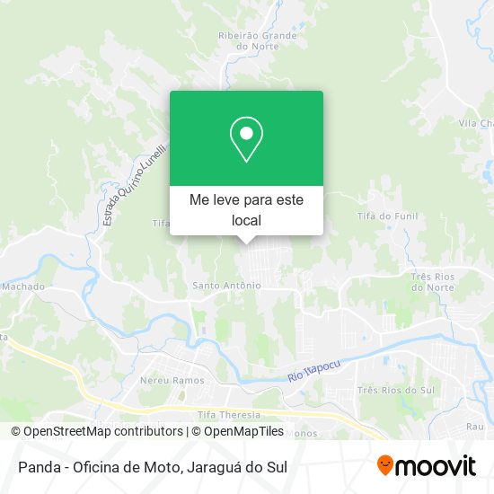 Panda - Oficina de Moto mapa