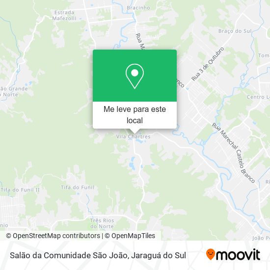 Salão da Comunidade São João mapa