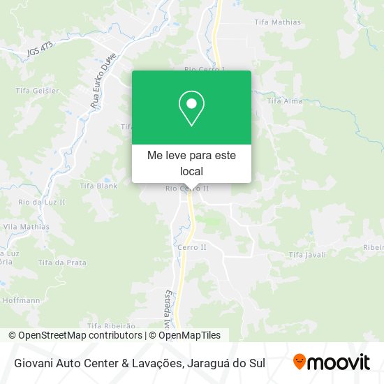 Giovani Auto Center & Lavações mapa
