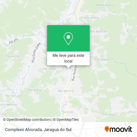 Complexo Alvorada mapa