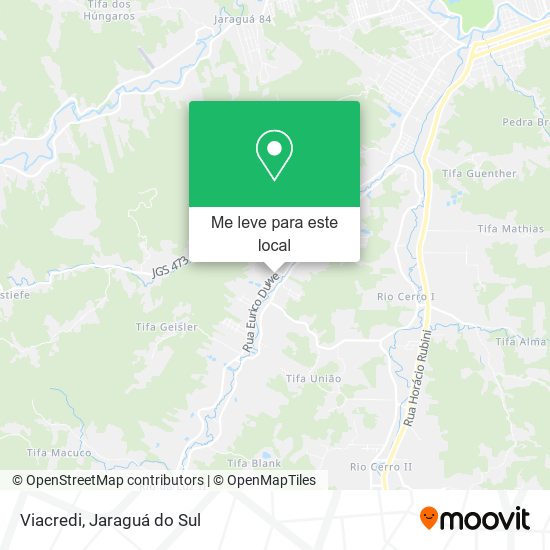 Viacredi mapa