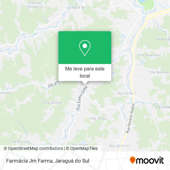 Farmácia Jm Farma mapa