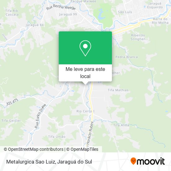 Metalurgica Sao Luiz mapa