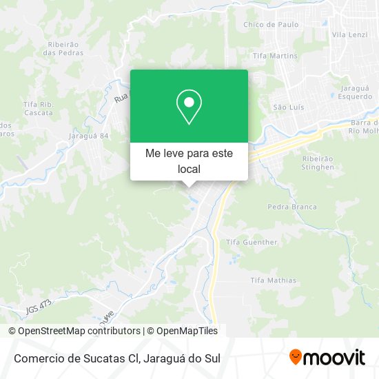 Comercio de Sucatas Cl mapa