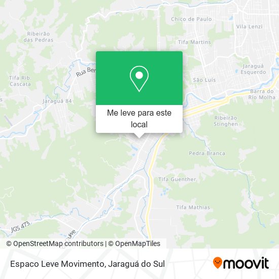 Espaco Leve Movimento mapa