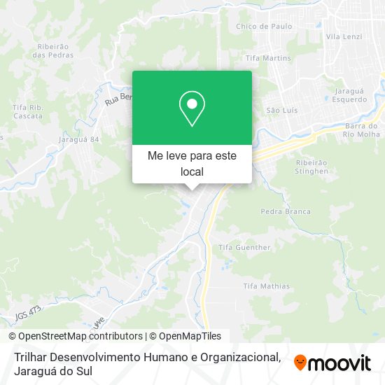 Trilhar Desenvolvimento Humano e Organizacional mapa