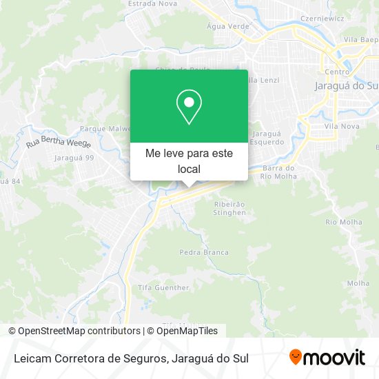 Leicam Corretora de Seguros mapa