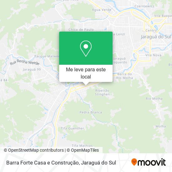 Barra Forte Casa e Construção mapa