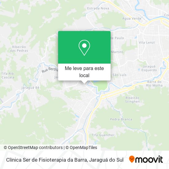 Clínica Ser de Fisioterapia da Barra mapa