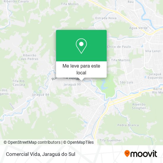 Comercial Vida mapa