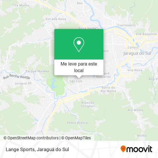 Lange Sports mapa